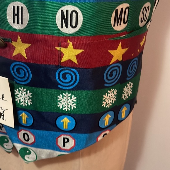 Moschino Cheap Chic Men's Silk Peace Sign Vest NWT THE NANNY - Picture 6 of 16